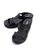 Unifit black T-Shape Wedge Sandal AFD89SH5F0D3EFGS_4