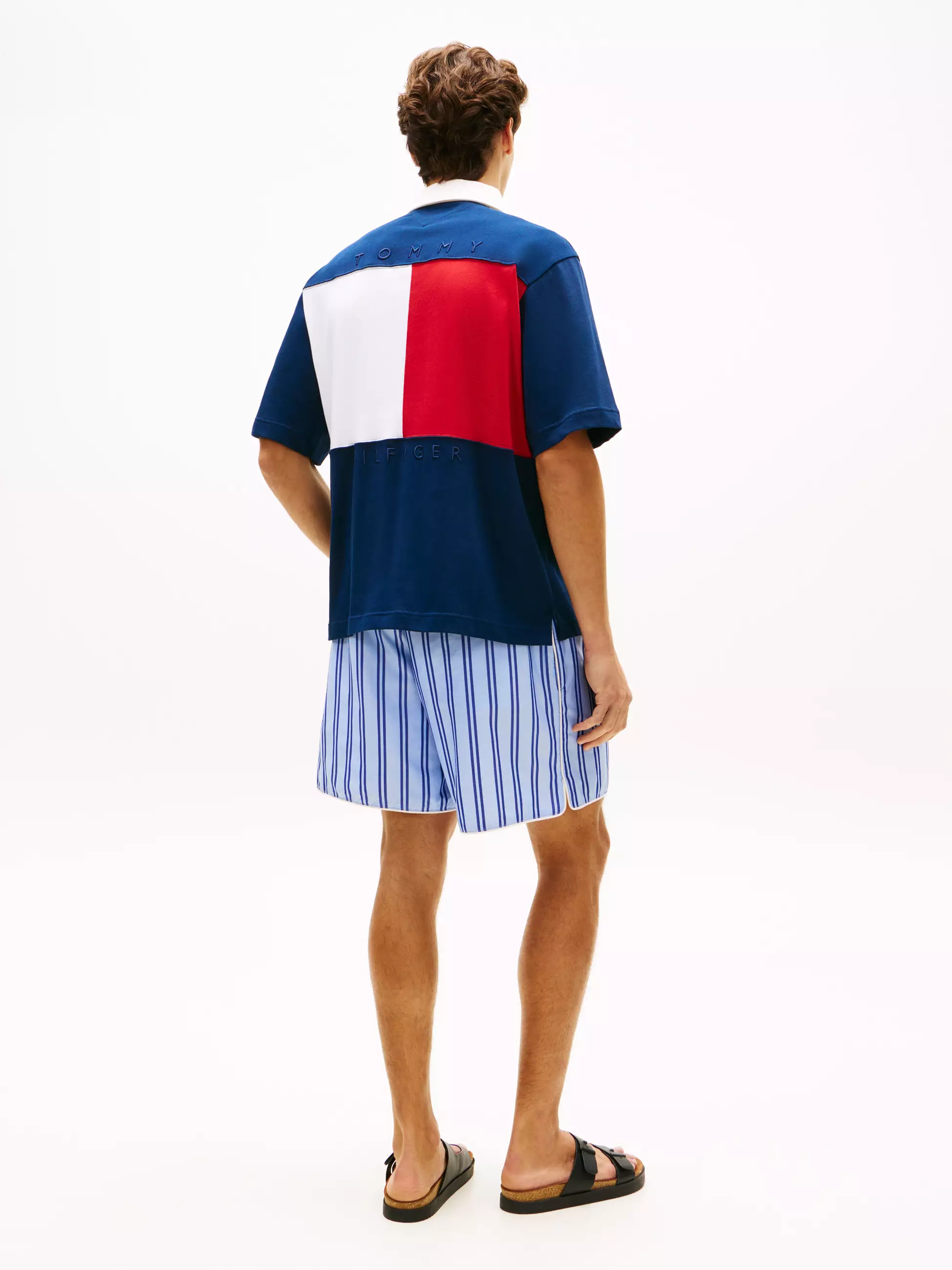 Tommy Hilfiger - Colour- Blocked Back Logo Relaxed Polo Shirt
