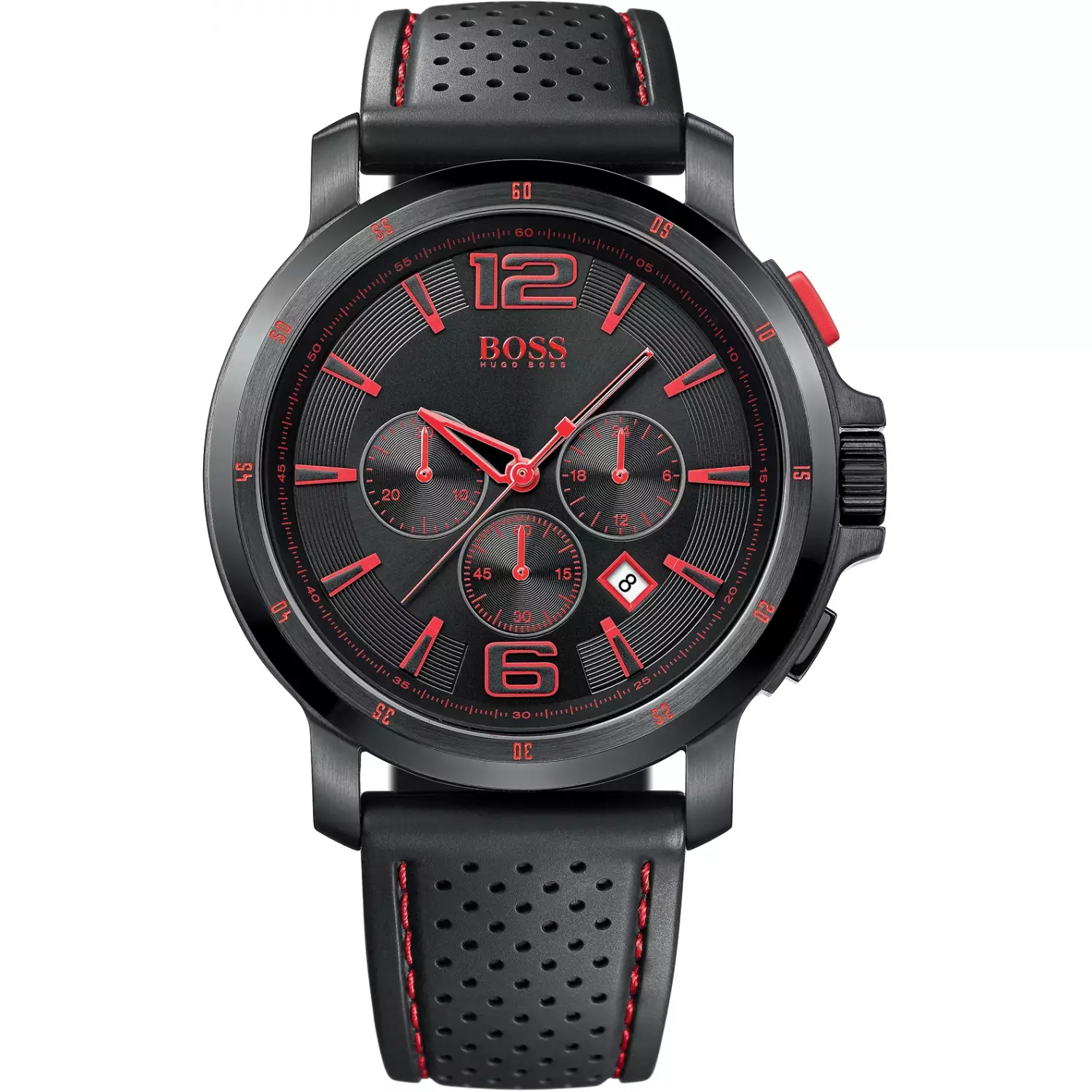 Hugo boss watch black and red hotsell