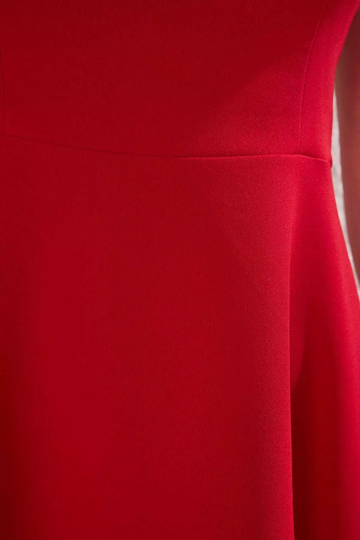 Red A Line Stylish Short Dress