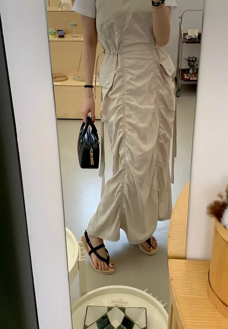 Japanese style simple suspender dress K061401BE