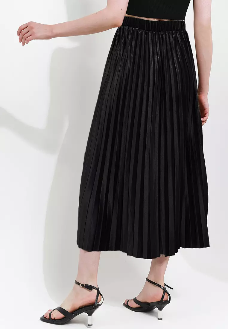 Pleated Skirt Velvet