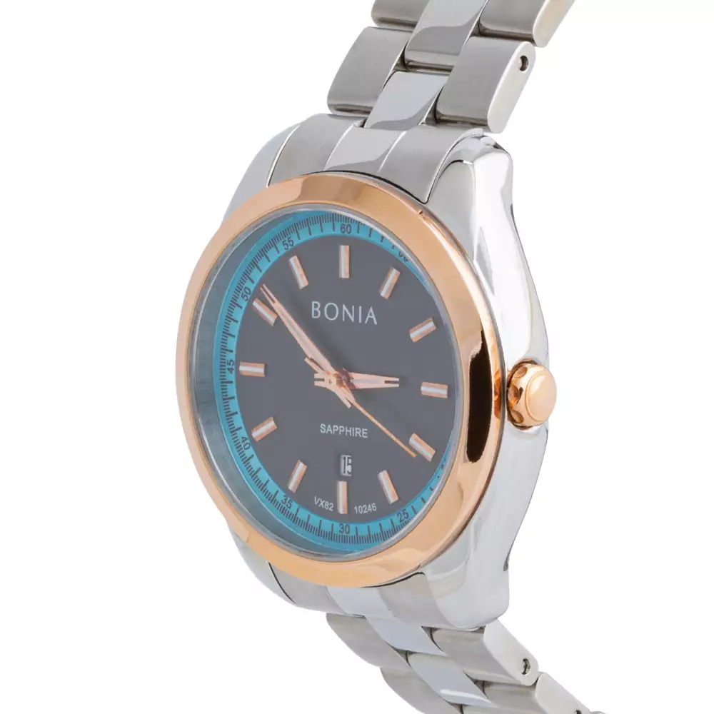 Bonia B10246-2342 - Jam Tangan Wanita - Silver Hitam - Original