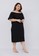 Xtramiles black Plus Size Dress Carra Rubiah Black C05DAAA640FB7EGS_2