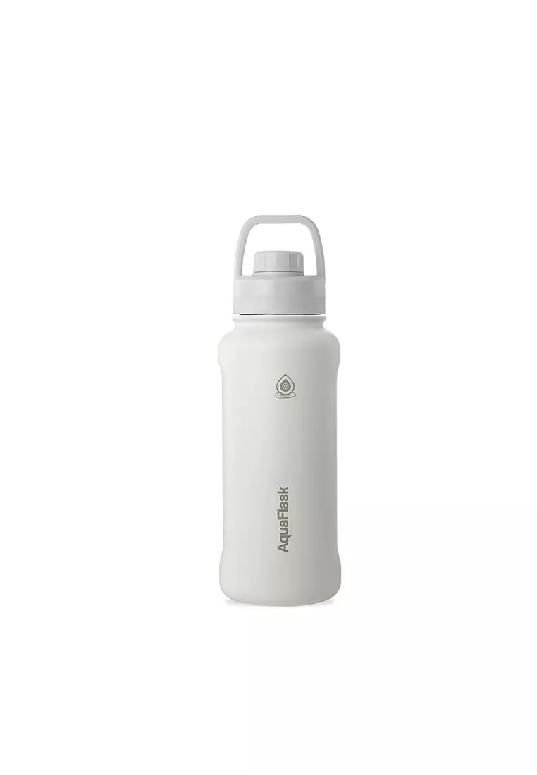 32oz Arctic White New Sports Lid Bottle Wide Mouth Vacuum Insulated Stainless Steel Drinking Water Bottle