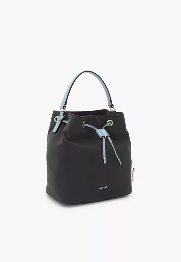 Drawstring Top-Handle Bag