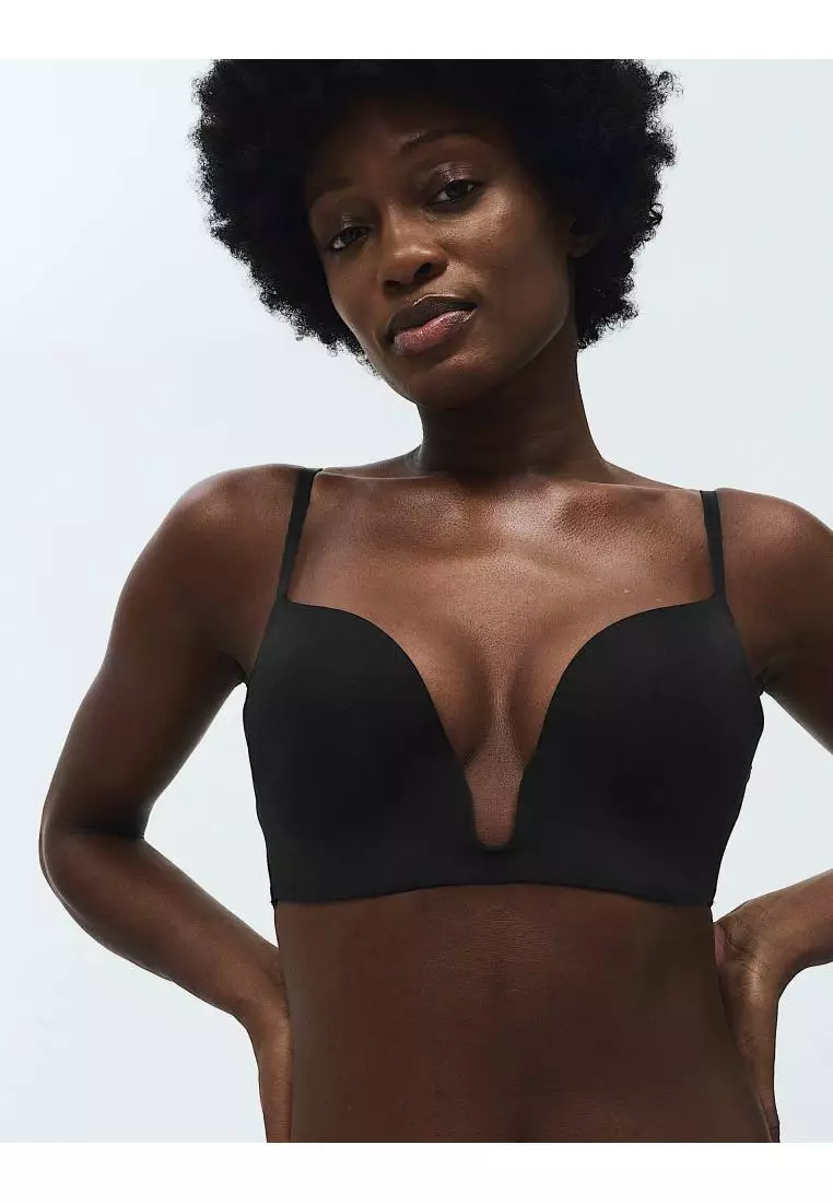 Body Invisibles Wired Push Up Plunge Bra