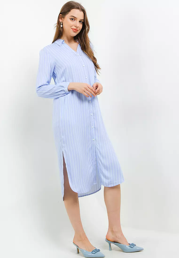 Dress Savy Blue White