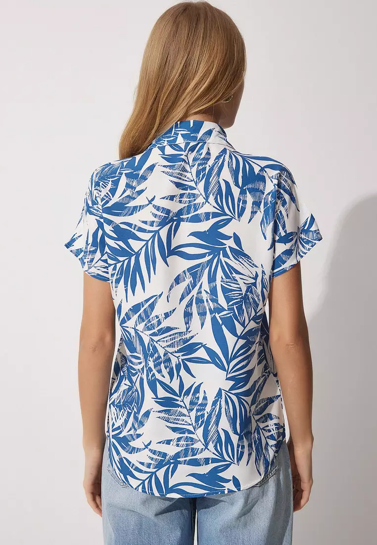 Floral Print Short Sleeve Shirt