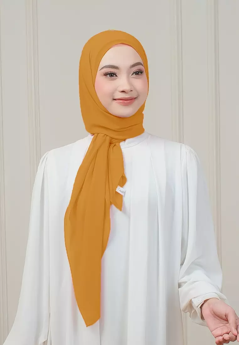 HIJAB INSTAN MAGNET SYIFA - DEEP MUSTARD
