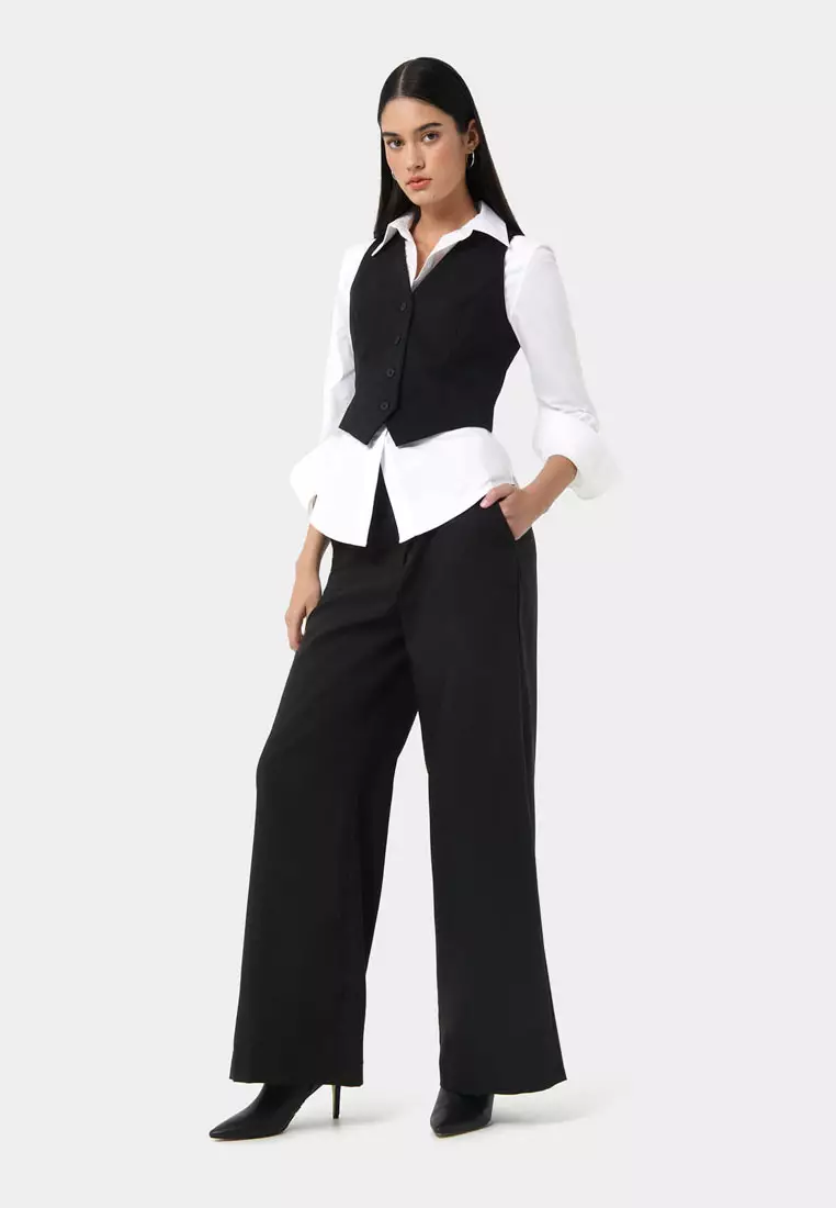 Star Wide Leg Trousers