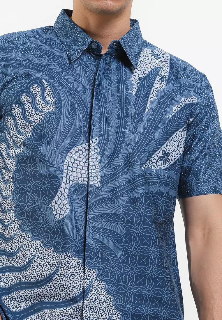 Arsenio Shirt Kemeja Batik Pria Pendek