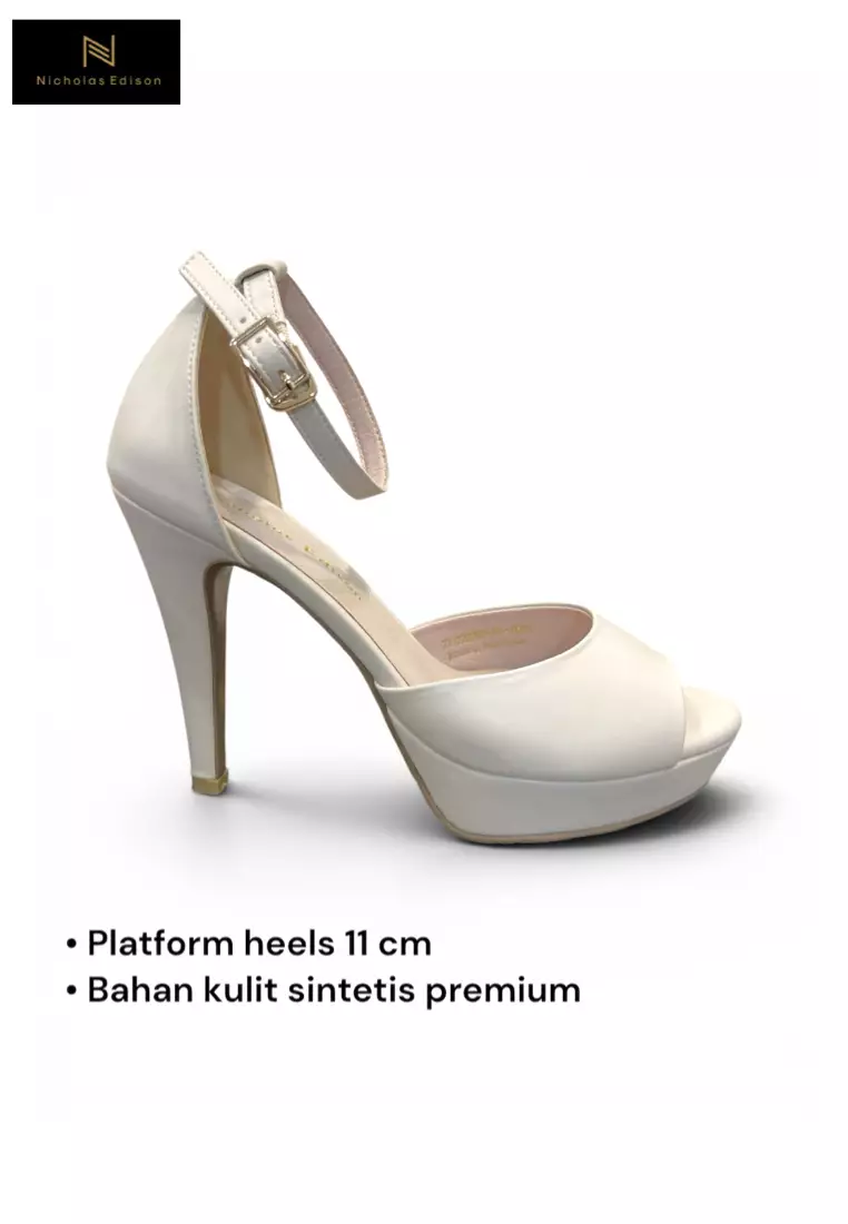 Nicholas Edison Heel Faiza Cream
