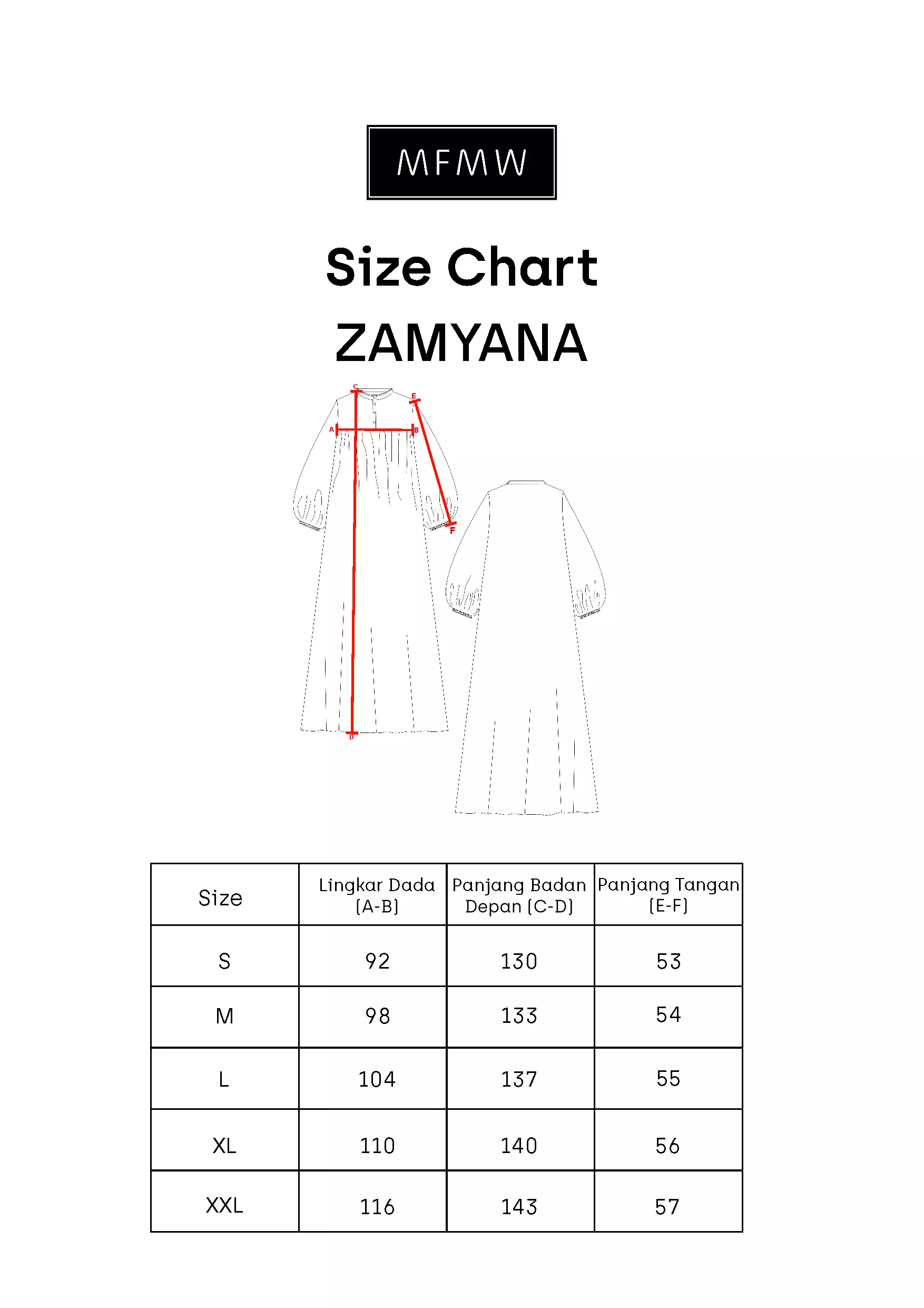 MFMW Zamyana Dress Gamis Grey Motif Bunga