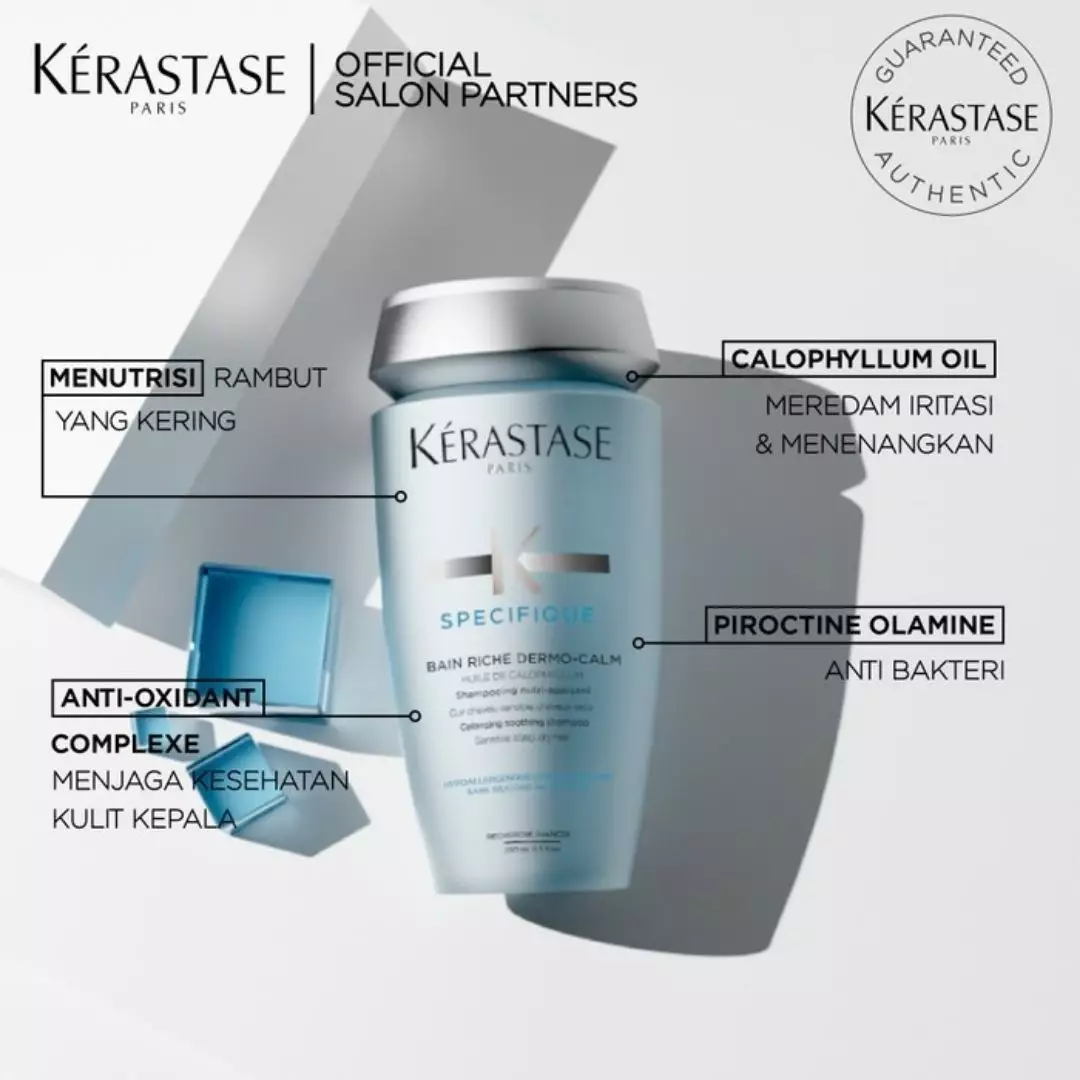 Kerastase Bain Riche 250ml Shampoo Rambut Sensitive dan Kering