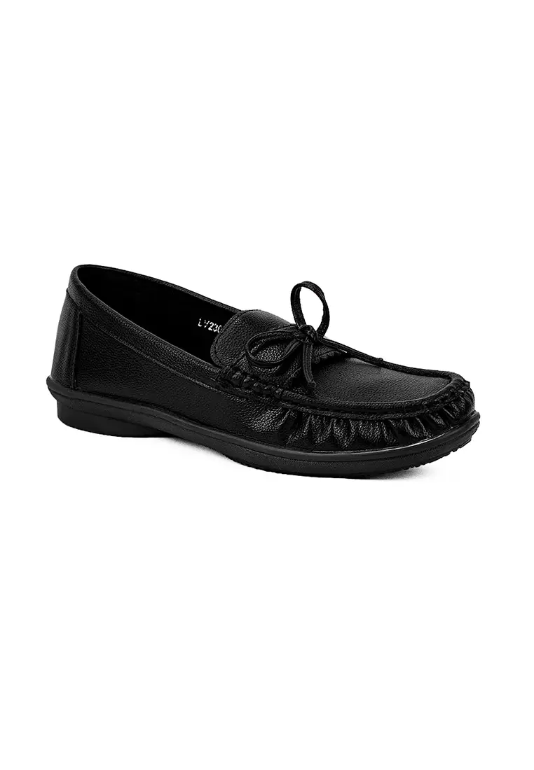 Discount on Mario D' boro Runway  shoes - SKU: Women's Flats Loafers Shoes Lv 23028 Black C15