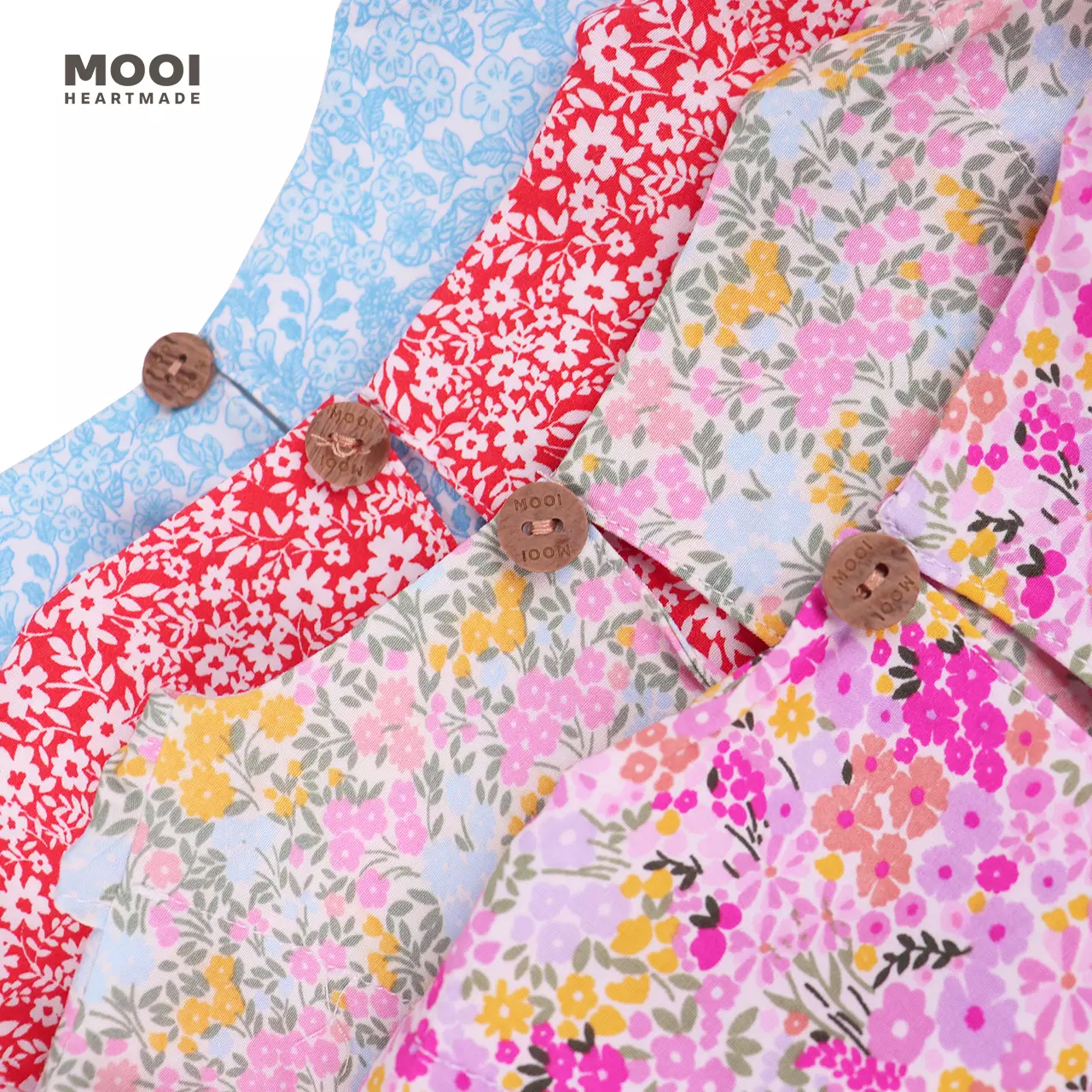 Mooi Atasan Anak Perempuan Leoni Top - Sky Blue