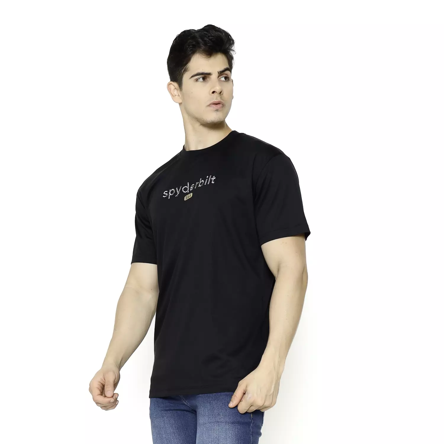 Spyderbilt Kaos lengan pendek Pria Revolt Tencel Men Tee Planet Surf