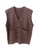 Twenty Eight Shoes purple VANSA Knitted Vest Jacket  VCW-V15856258 CA210AA4DB98ECGS_1