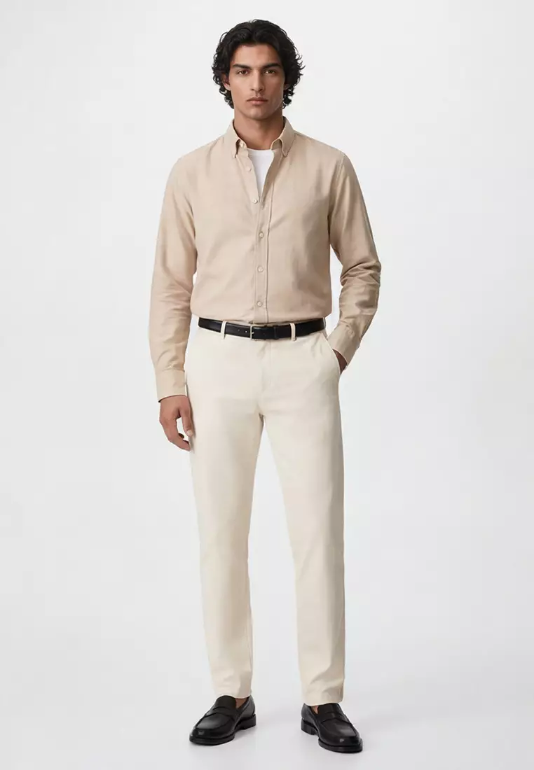 Oxford Shirt Regular Fit Khaki