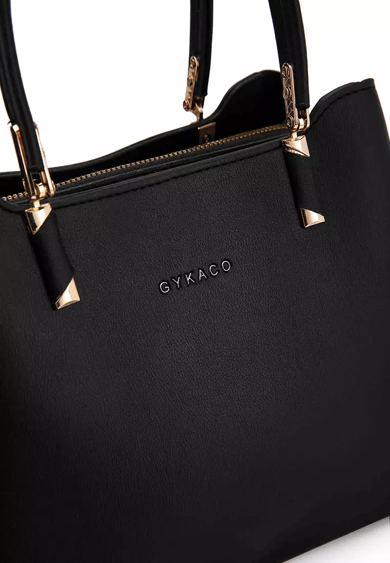 GYKACO WILLOW Black - Tas Wanita Hand bag - Fashion Top Handle Bag (Import)