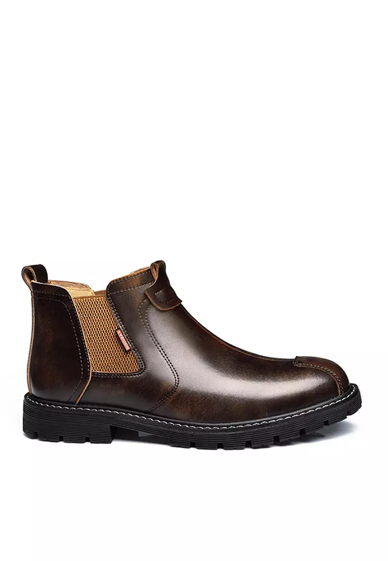 Discount on Twenty Eight Shoes  shoes - SKU: VANSA Unique Design Leather Ankle Boots   VSM-B8901H