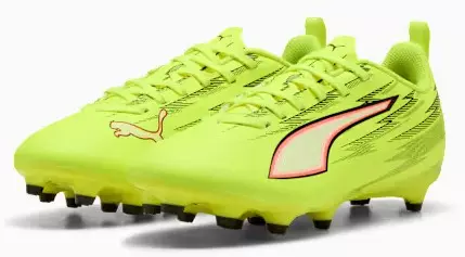 PUMA Ultra 6 Play Fg/Ag Jr 10870501 - Sepatu Bola Anak (Kuning)