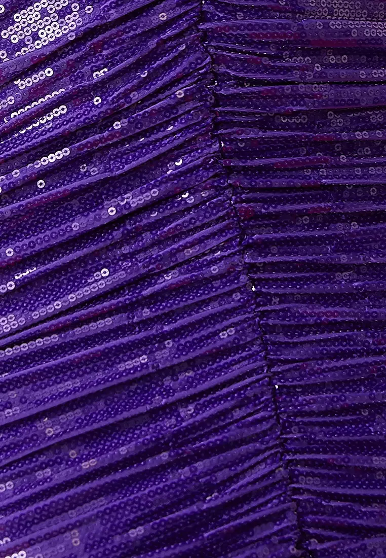Halter Sequin Mini Dress