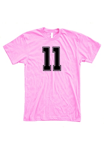MRL Prints pink Number Shirt 11 T-Shirt Customized Jersey 4EA1FAACA64FE6GS_1