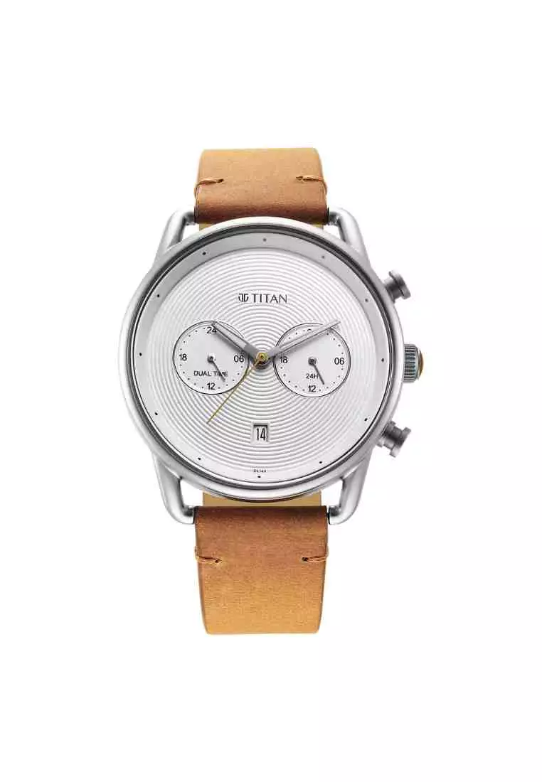 Titan dual discount time watch