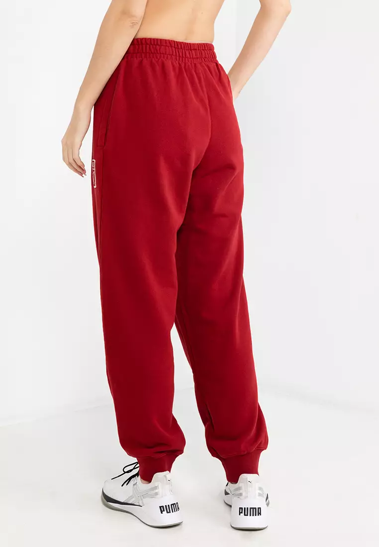 Red best sale puma sweats