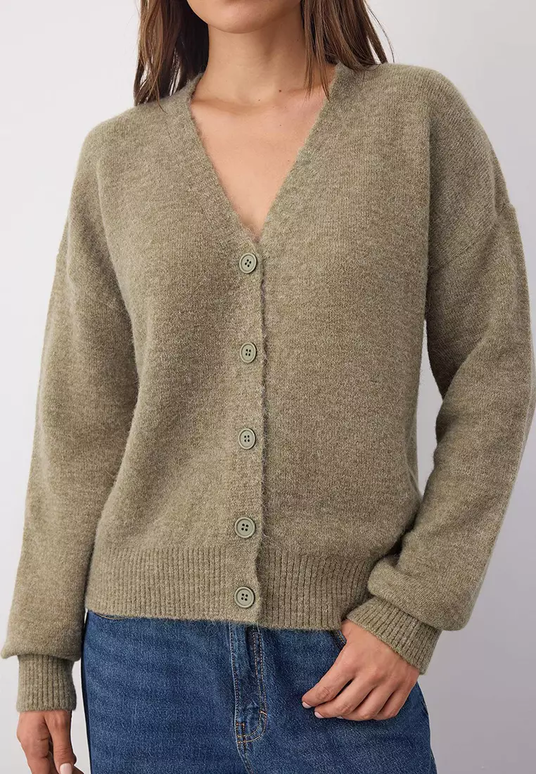 V-Neck Cardigan