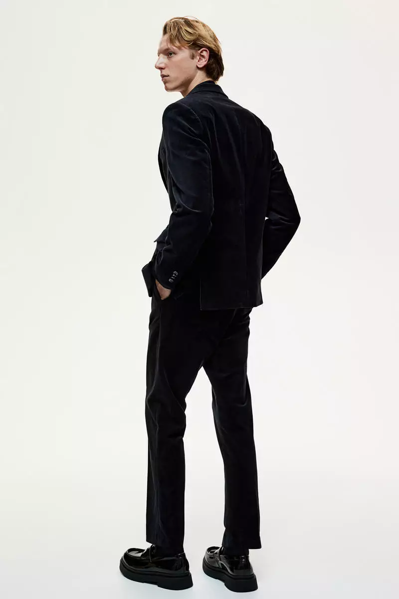 Slim Fit Velvet jacket