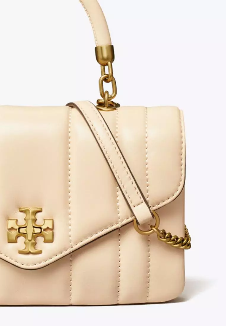 Tory Burch Mini Kira Top Handle Bag Brie