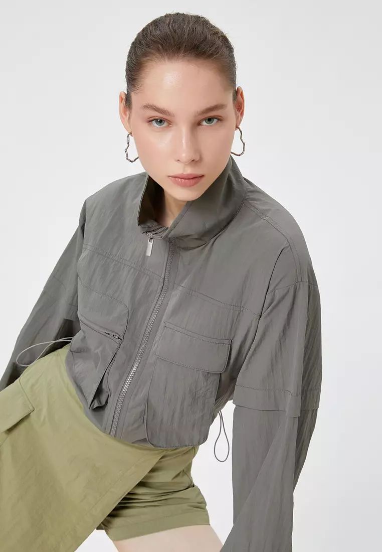 Parachute High Neck Jacket