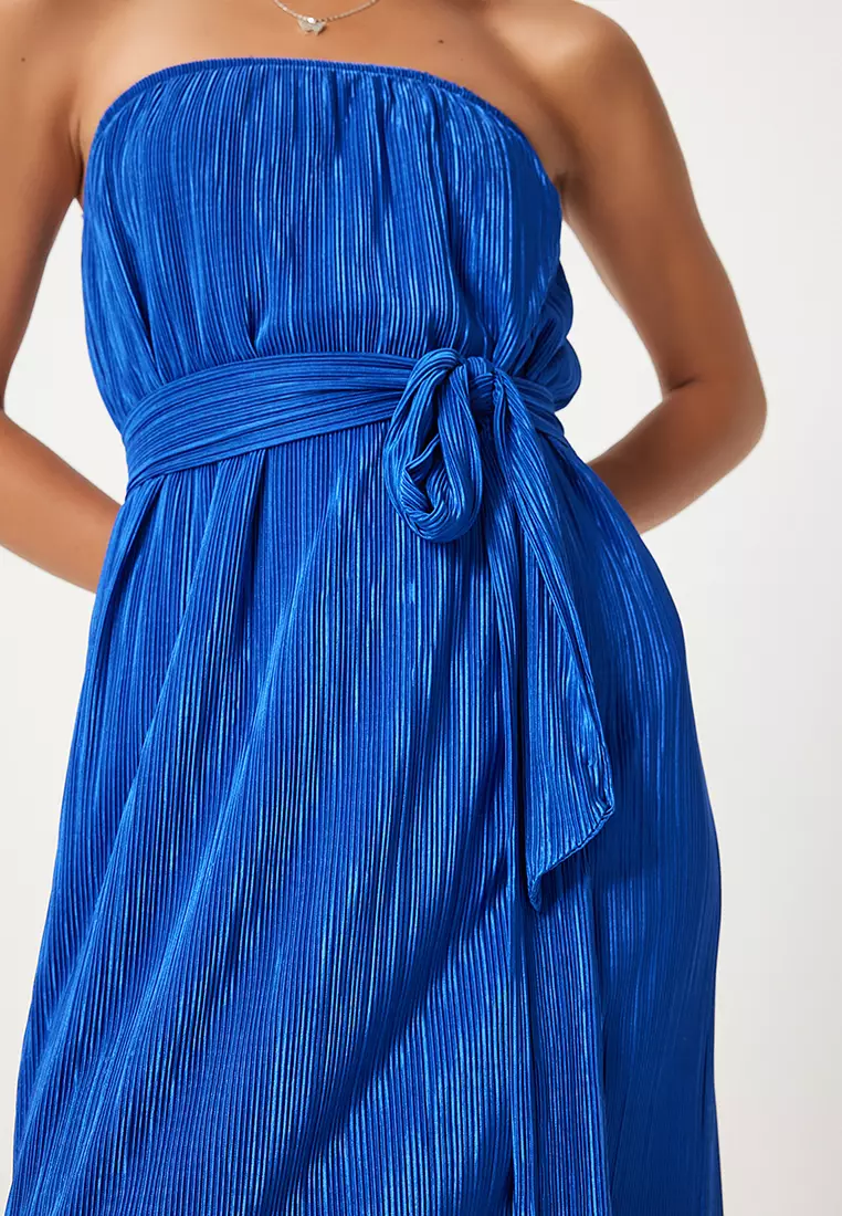 Pleated Maxi Dress