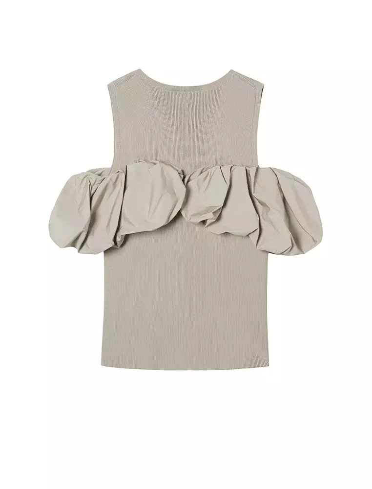 Eco-Friendly Stretch Yarn Fitted Everyday Casual Knit Vest