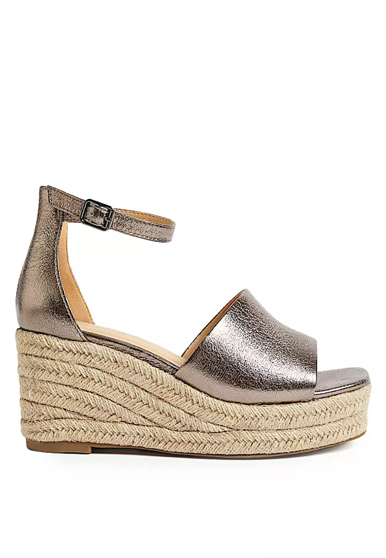 Jual Marks Spencer Wide Fit Ankle Strap Wedge Espadrilles