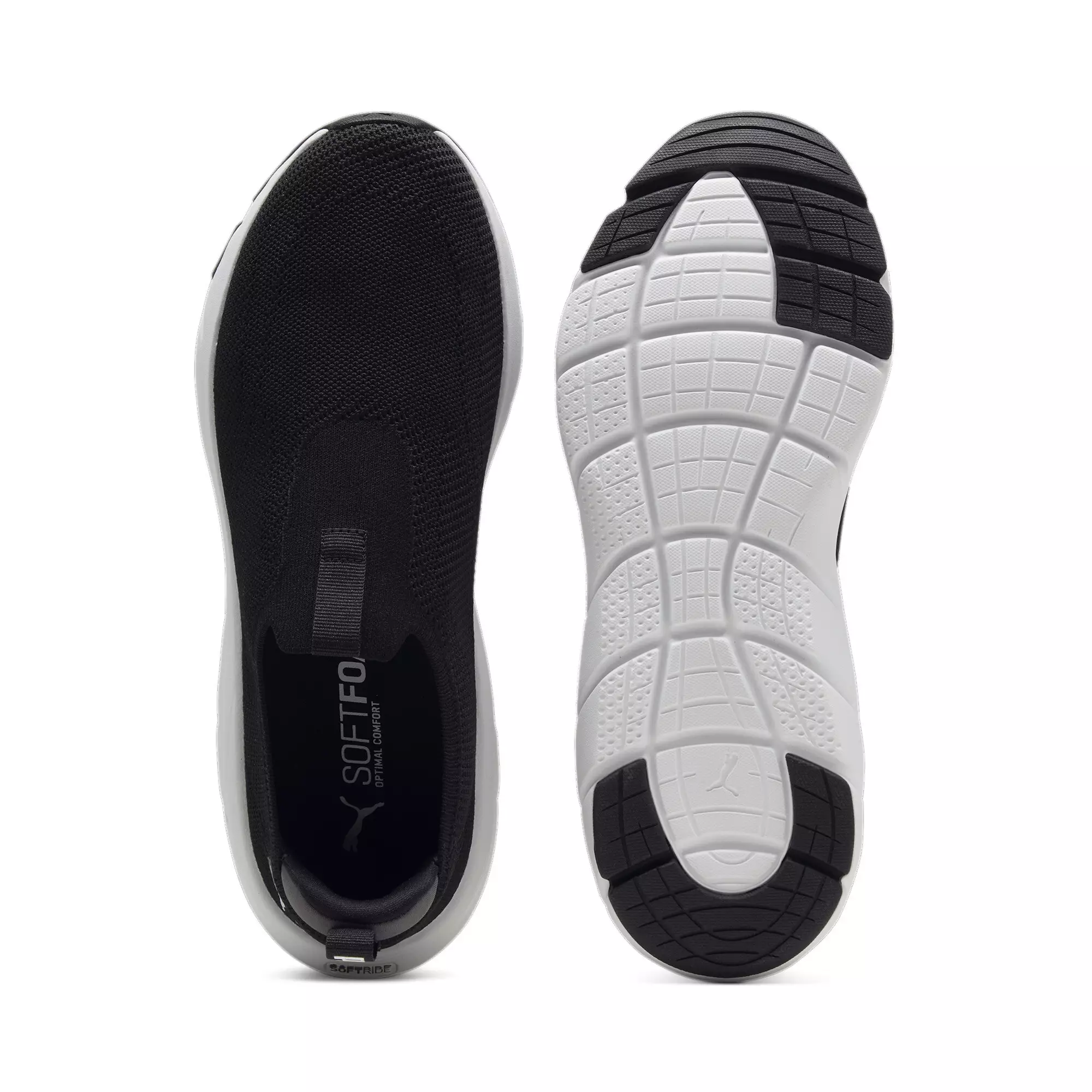 PUMA SOFTRIDE Flex Knit Slip-On Running Shoes