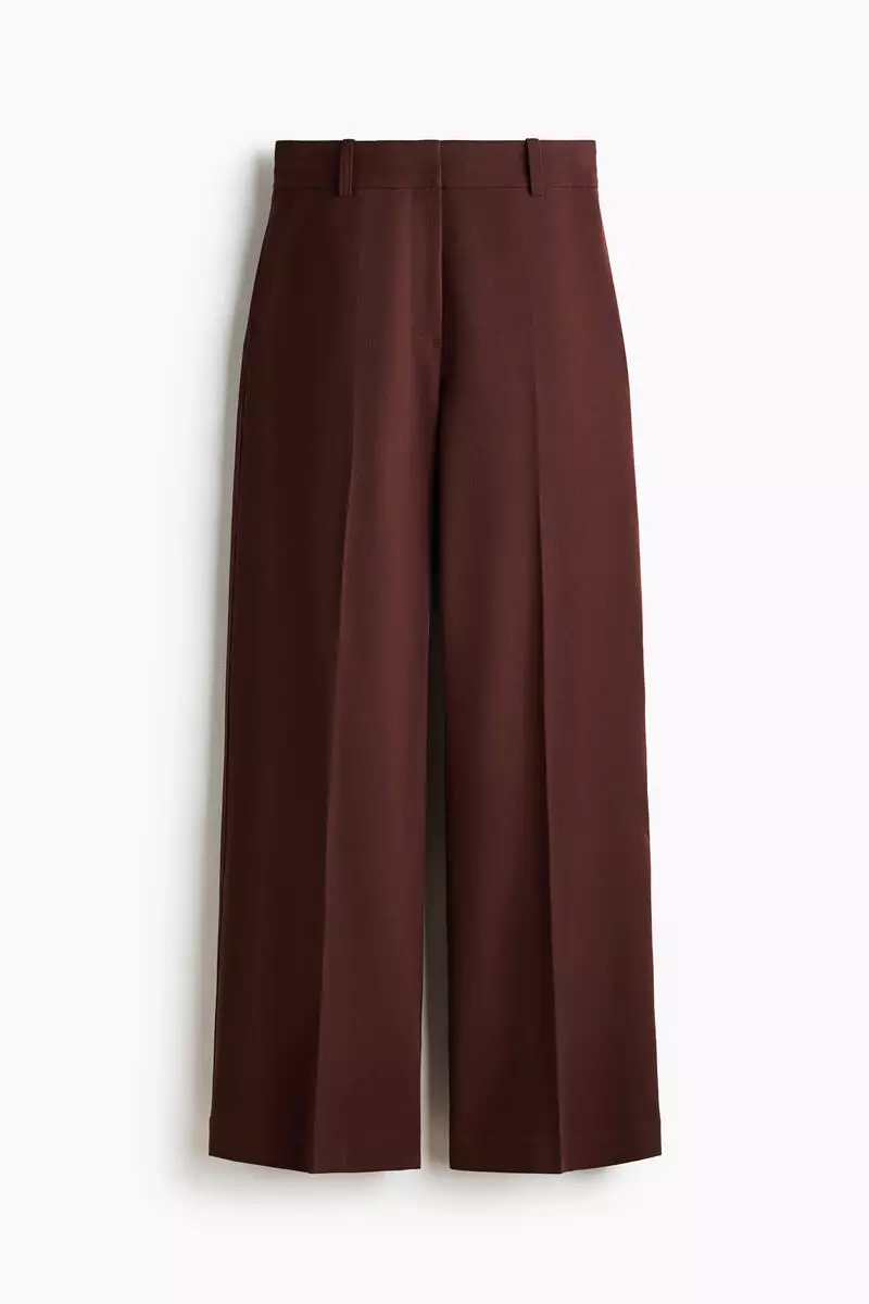 Wide tailored trousers
