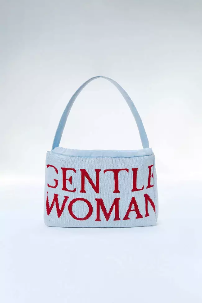 Gentlewoman Knit Dumpling Bag Berry Beachwave