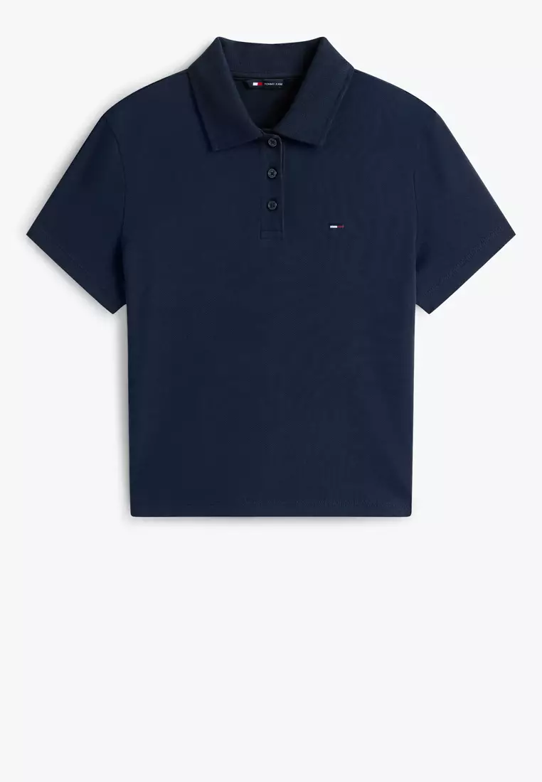 修身基本款POLO恤 - Tommy Jeans