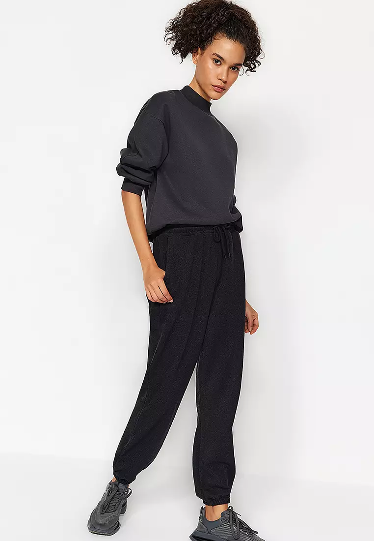 Sporty Elastic Sweatpants