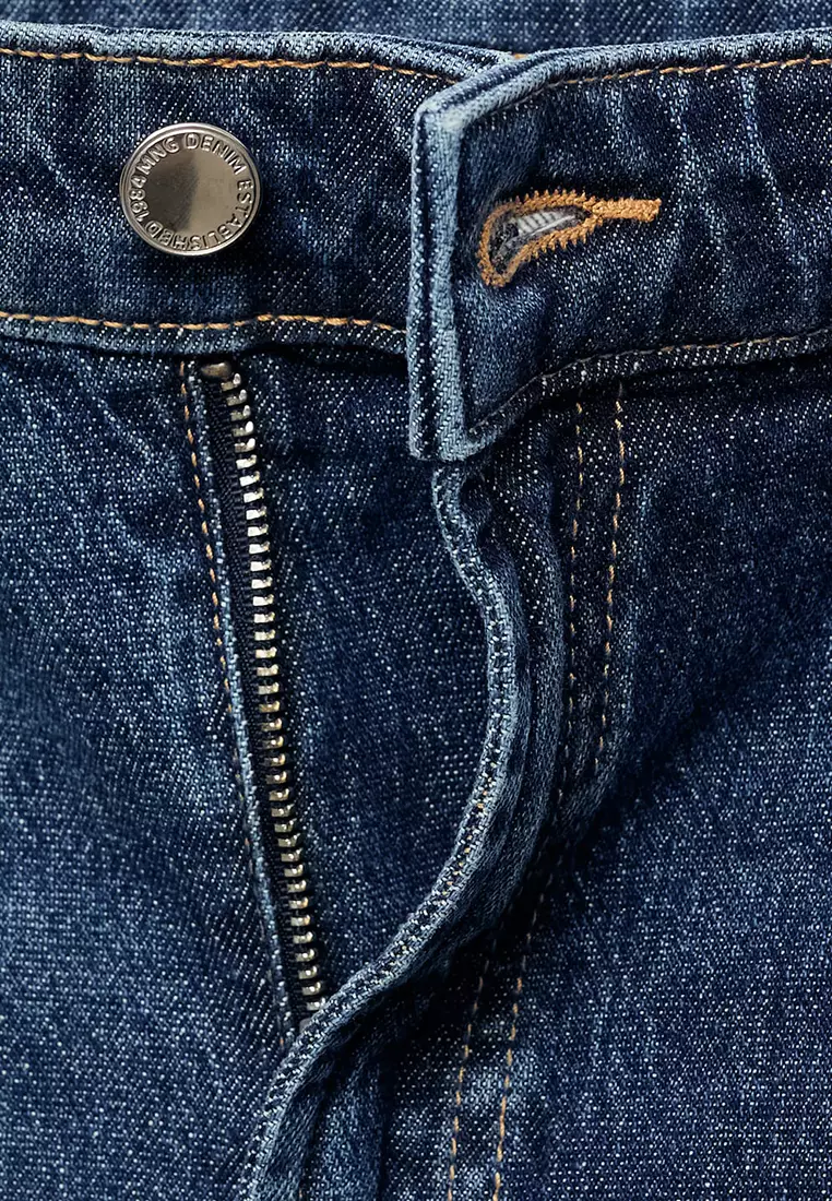 High-Waisted Wide-Leg Jeans