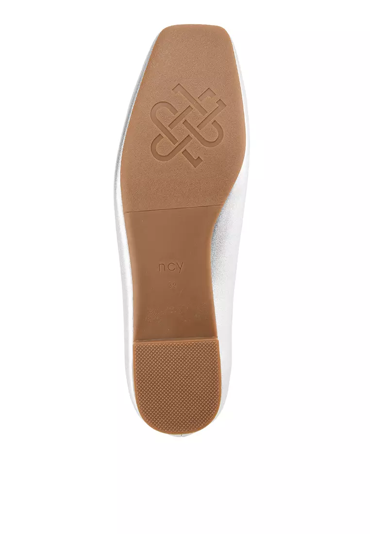 Honey J2475-12 Flat Shoes Silver