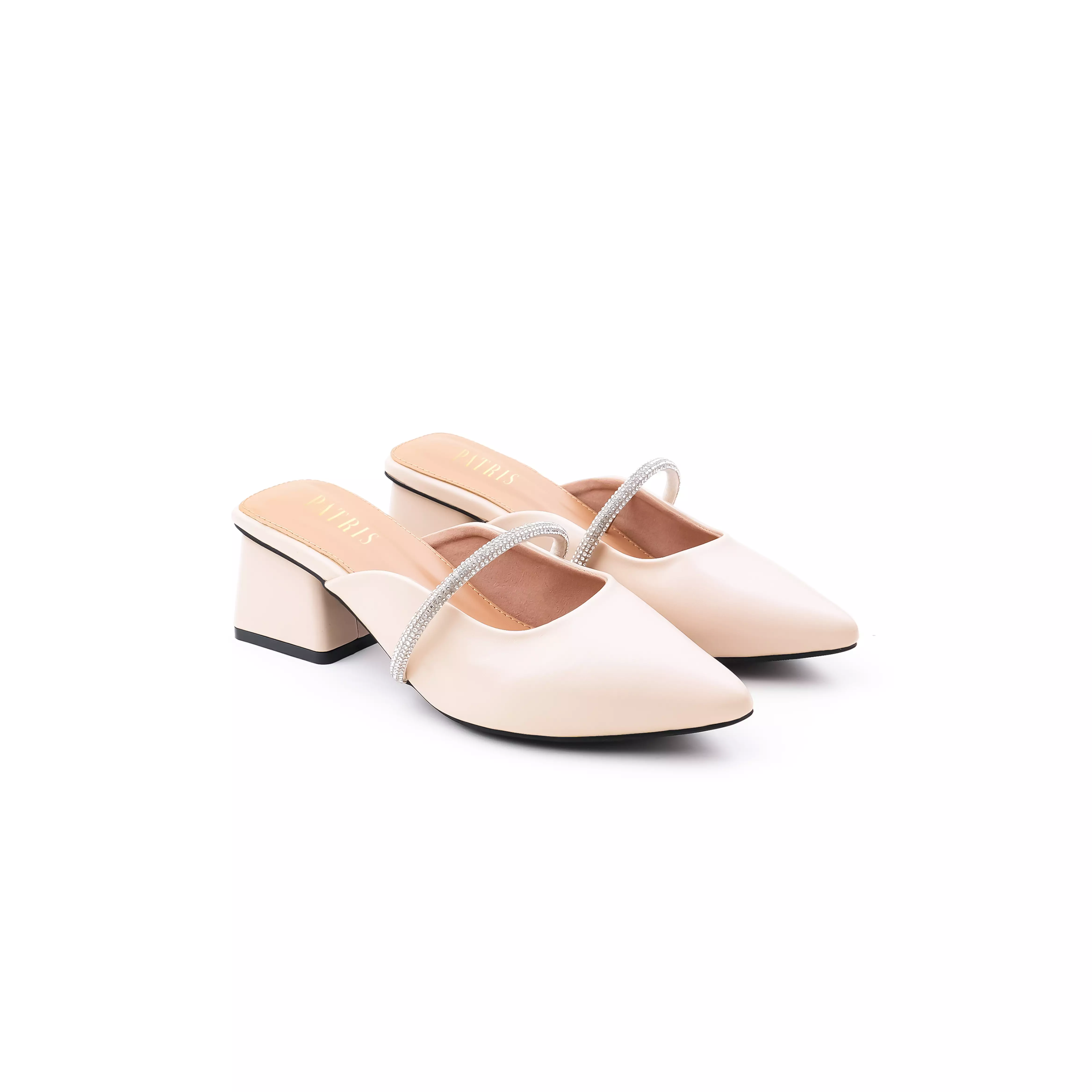 PATRIS Trista Mules Heels Wanita 7 cm