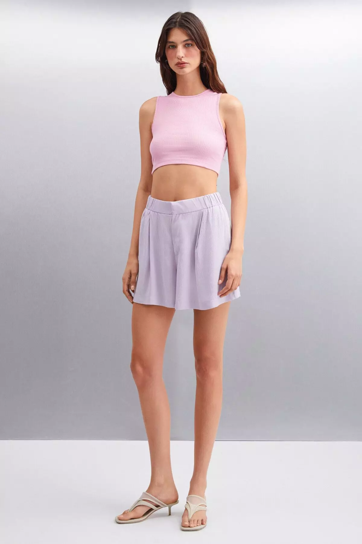 Ribbed Cropped Top