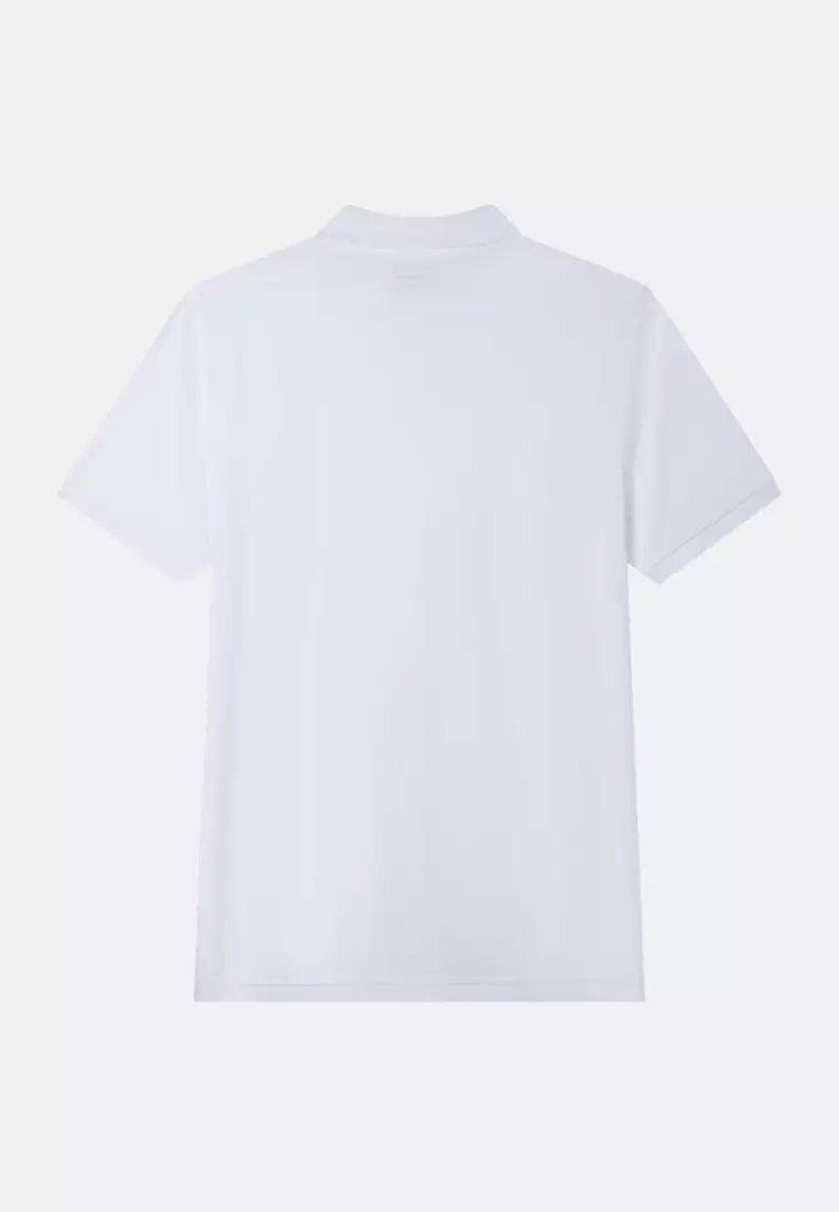 Giordano Men Luxe Touch Regular Fit Mercerized Short-Sleeve Polo Shirt