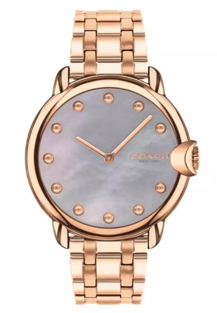 Coach New York Arden Rose Gold Stainless Steel Strap Women Watch 14503988