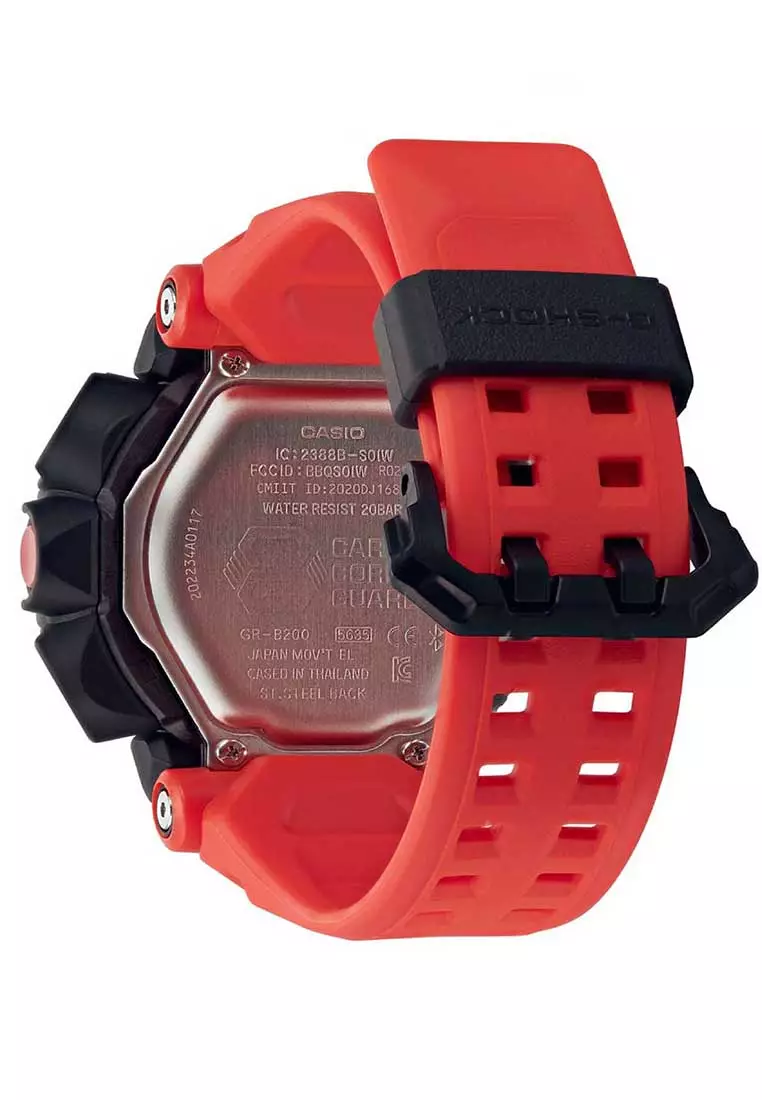 Casio G-SHOCK Jam Tangan Pria - Red Black - Resin - GR-B200-1A9